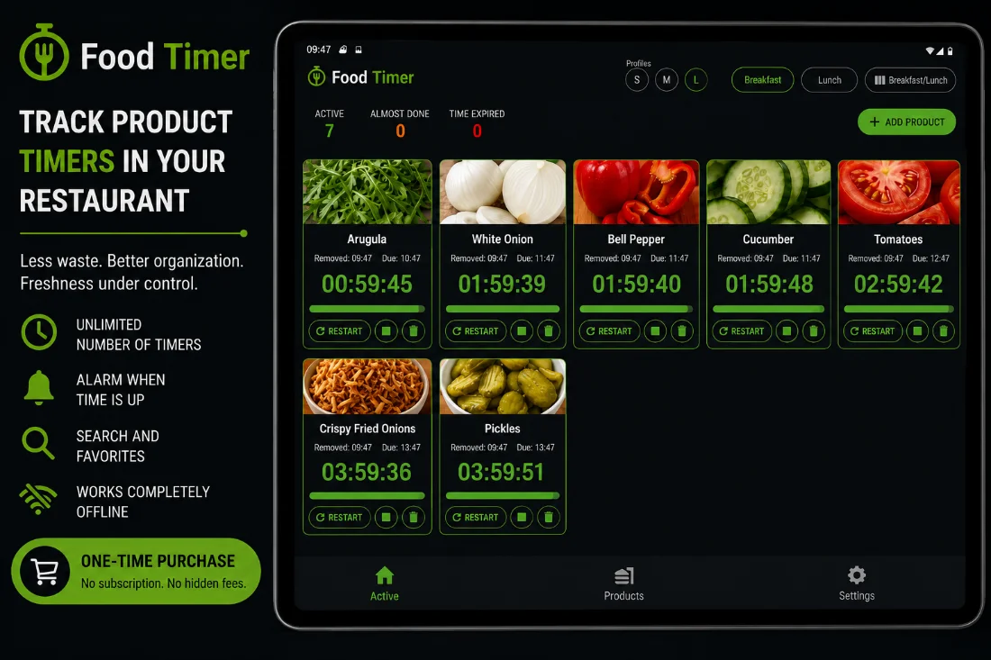Food Timer screenshot