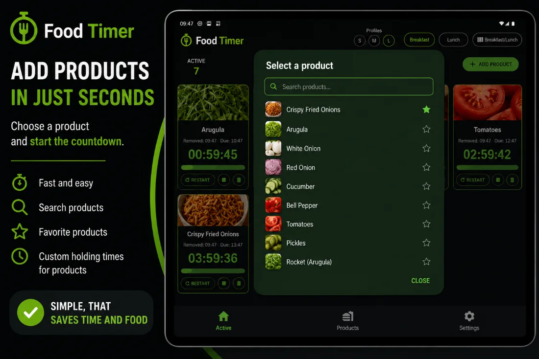 Food Timer screenshot