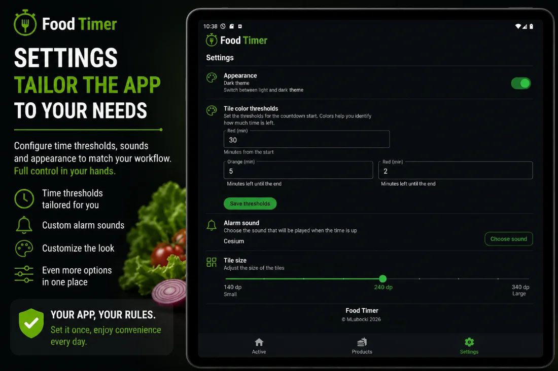 Food Timer screenshot