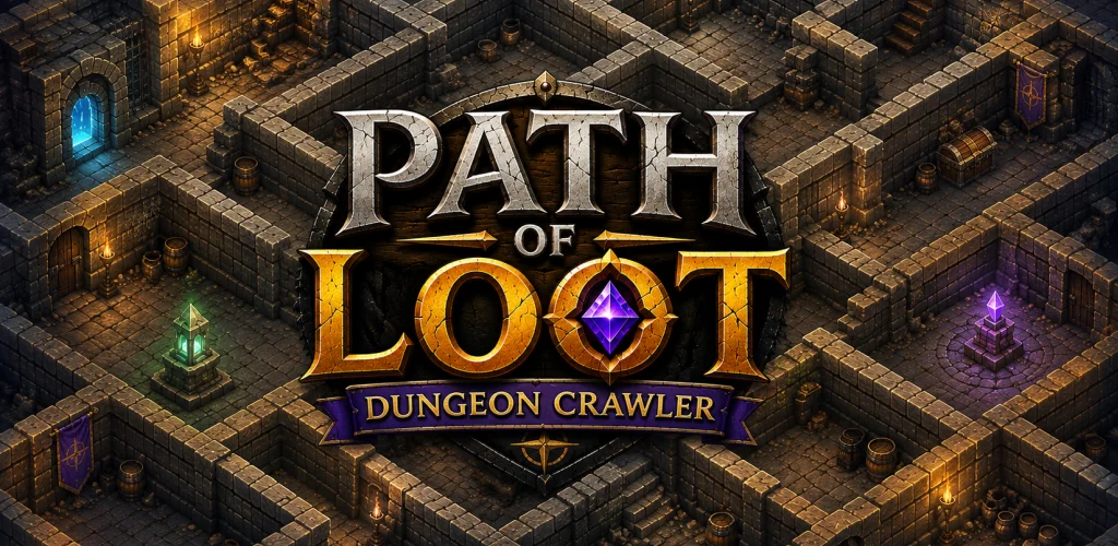 Path of Loot - Dungeon Crawler key art